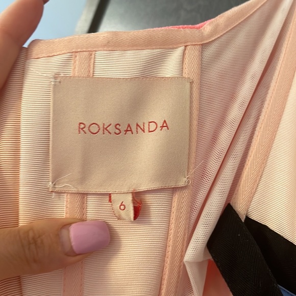 Roksanda Strapless Wool Crepe Dress - Picture 10 of 11